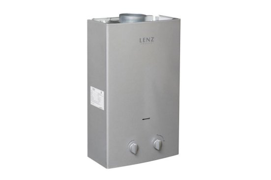Газовый проточный водонагреватель Lenz Technic 10L Silver
