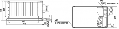 Фреоновый охладитель Shuft WHR-R 400х200/3