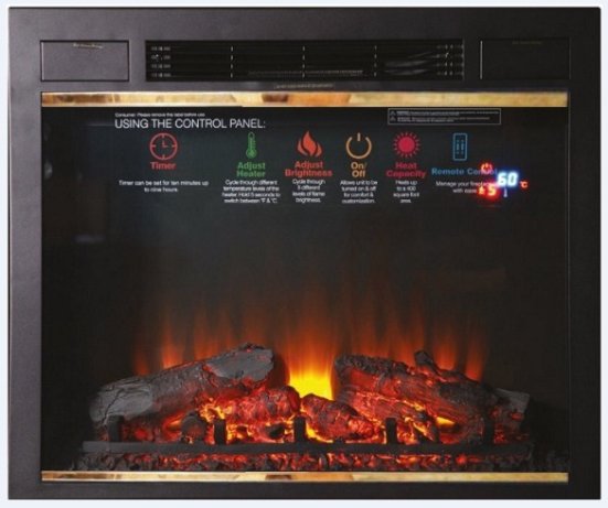 Очаг Interflame Sirius 30 LED FX Brass