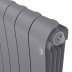 Биметаллический радиатор отопления Royal Thermo Infinity 500 6 секций Silver Satin