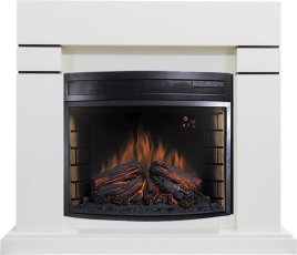 Каминокомплект Royal Flame Lindos алебастр с очагом Dioramic 28 LED FX