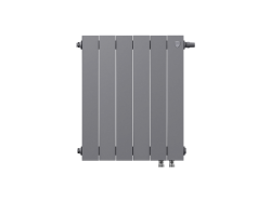 Биметаллический радиатор отопления Royal Thermo PianoForte 500 VDR80 6 секций Silver Satin