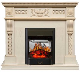 Каминокомплект Royal Flame Corsica c очагом Majestic FX M Black