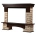 Портал Firelight Forte Wood 30 камень коричневый/шпон темный дуб