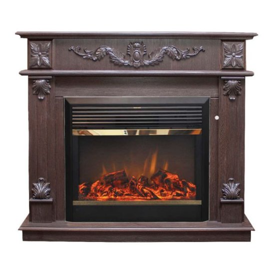 Каминокомплект RealFlame Philadelphia 25,5/26 DN с очагом MoonBlaze LUX Brass
