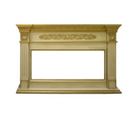 Портал Interflame Елизавета под очаг FreeSpace 40 LED FX QZ бежевый с золотой патиной