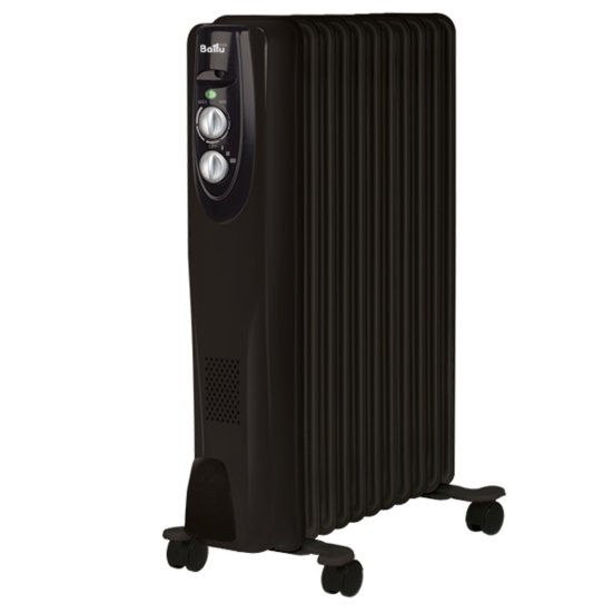 Масляный радиатор Ballu BOH/CL-11BRN Classic Black 11 секций